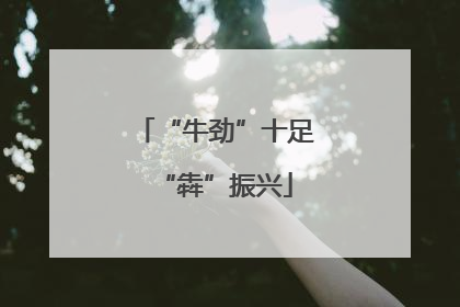 “牛劲”十足“犇”振兴
