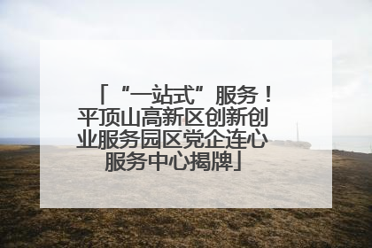 “一站式”服务！平顶山高新区创新创业服务园区党企连心服务中心揭牌