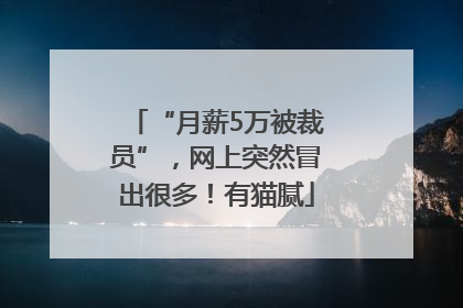 “月薪5万被裁员”，网上突然冒出很多！有猫腻
