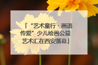“艺术童行・画语传爱”少儿绘画公益艺术汇在西安落幕
