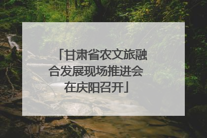 甘肃省农文旅融合发展现场推进会在庆阳召开