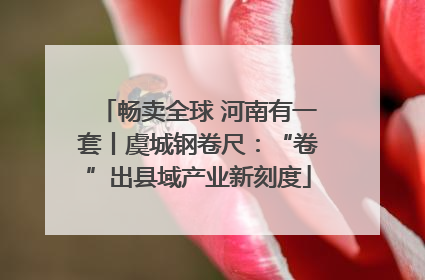 畅卖全球 河南有一套丨虞城钢卷尺：“卷”出县域产业新刻度