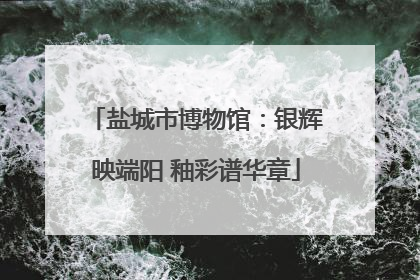 盐城市博物馆：银辉映端阳 釉彩谱华章