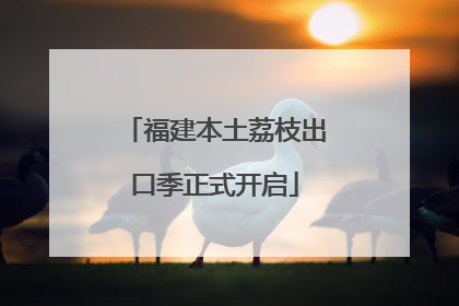 福建本土荔枝出口季正式开启