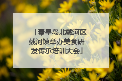 秦皇岛北戴河区戴河镇举办美食研发传承培训大会