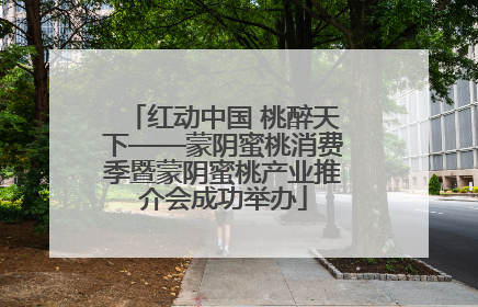 红动中国 桃醉天下——蒙阴蜜桃消费季暨蒙阴蜜桃产业推介会成功举办