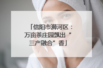 信阳市浉河区：万亩茶庄园飘出“三产融合”香