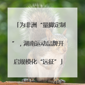 为非洲“量脚定制”，湖南运动品牌开启规模化“远征”