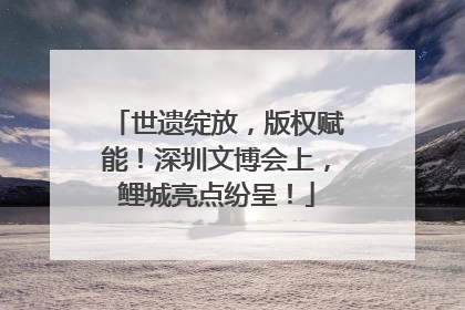 世遗绽放，版权赋能！深圳文博会上，鲤城亮点纷呈！