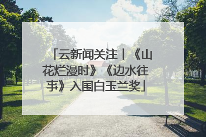 云新闻关注丨《山花烂漫时》《边水往事》入围白玉兰奖