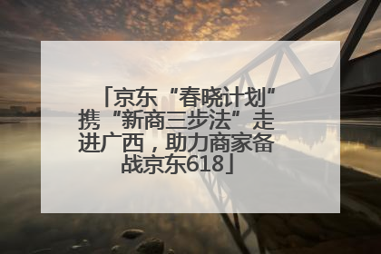 京东“春晓计划”携“新商三步法”走进广西，助力商家备战京东618