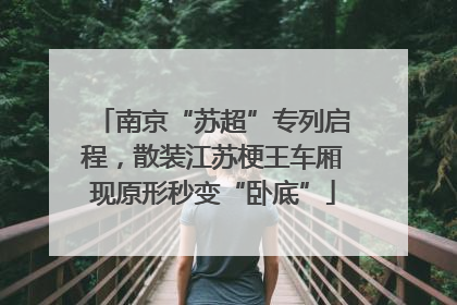 南京“苏超”专列启程，散装江苏梗王车厢现原形秒变“卧底”