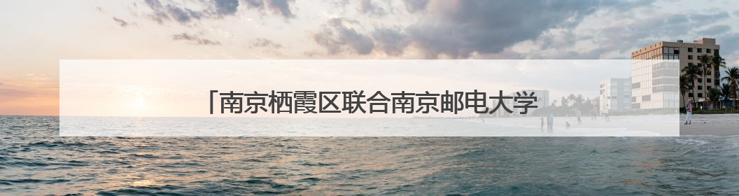 南京栖霞区联合南京邮电大学启动校地艺术共创主题月活动
