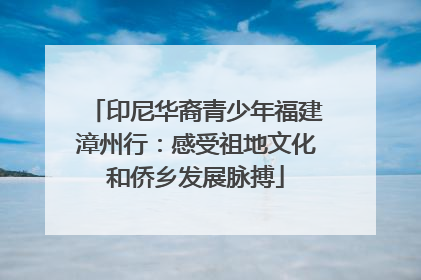 印尼华裔青少年福建漳州行：感受祖地文化和侨乡发展脉搏