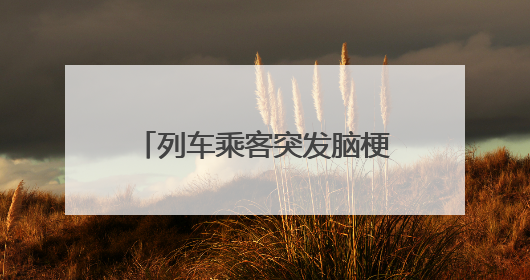 列车乘客突发脑梗，“铁医联动”让生命救援更高效