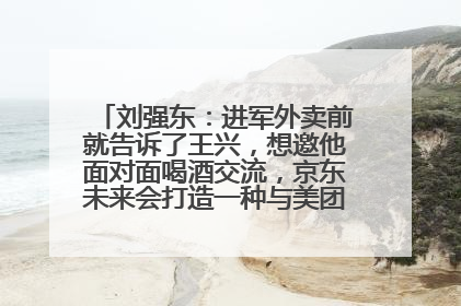 刘强东：进军外卖前就告诉了王兴，想邀他面对面喝酒交流，京东未来会打造一种与美团不同的商业模式