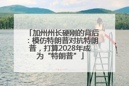 加州州长硬刚的背后：模仿特朗普对抗特朗普，打算2028年成为“特朗普”