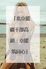 北京援疆干部高超：京援筑同心