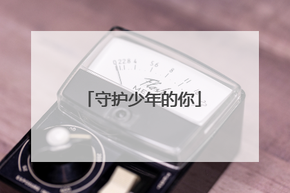 守护少年的你