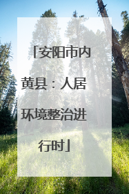 安阳市内黄县：人居环境整治进行时