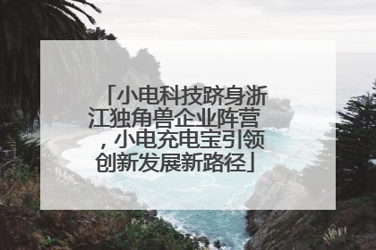 小电科技跻身浙江独角兽企业阵营，小电充电宝引领创新发展新路径