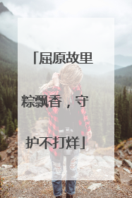 屈原故里粽飘香，守护不打烊