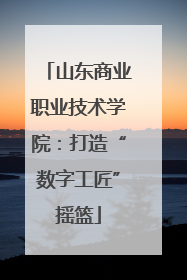 山东商业职业技术学院：打造“数字工匠”摇篮