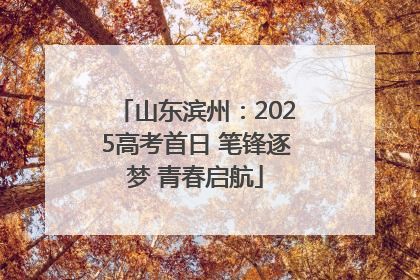 山东滨州：2025高考首日 笔锋逐梦 青春启航