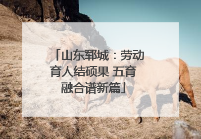 山东郓城：劳动育人结硕果 五育融合谱新篇