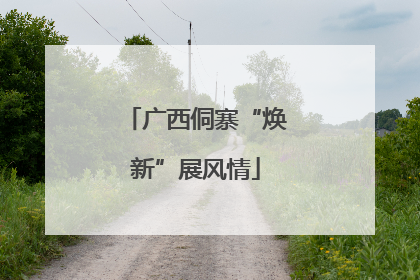 广西侗寨“焕新”展风情