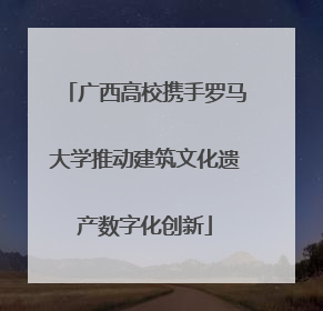 广西高校携手罗马大学推动建筑文化遗产数字化创新
