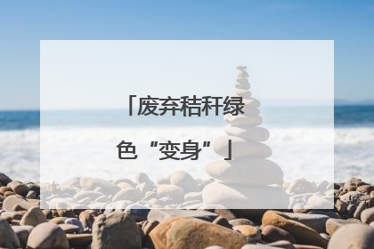 废弃秸秆绿色“变身”