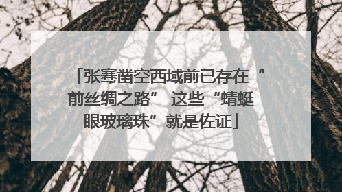 张骞凿空西域前已存在“前丝绸之路” 这些“蜻蜓眼玻璃珠”就是佐证