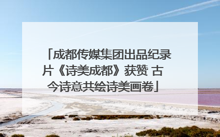 成都传媒集团出品纪录片《诗美成都》获赞 古今诗意共绘诗美画卷