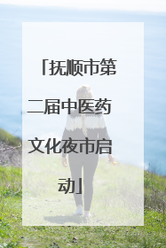 抚顺市第二届中医药文化夜市启动