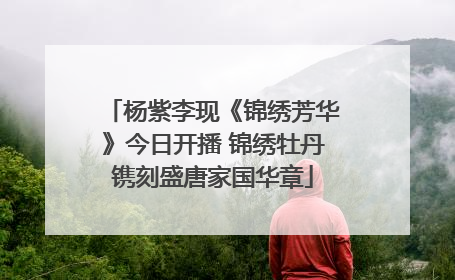 杨紫李现《锦绣芳华》今日开播 锦绣牡丹镌刻盛唐家国华章