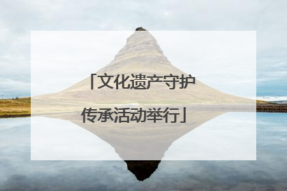 文化遗产守护传承活动举行