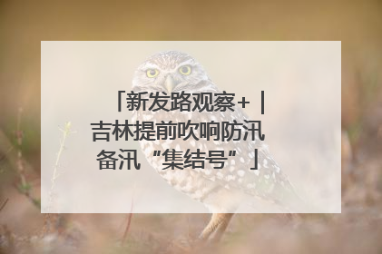 新发路观察+｜吉林提前吹响防汛备汛“集结号”
