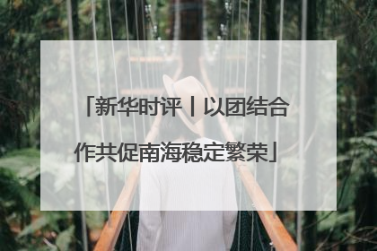 新华时评丨以团结合作共促南海稳定繁荣