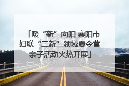 暖“新”向阳 襄阳市妇联“三新”领域夏令营亲子活动火热开展