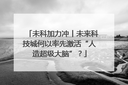 未科加力冲丨未来科技城何以率先激活“人造超级大脑”？