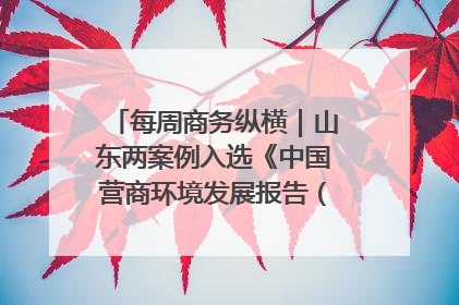 每周商务纵横｜山东两案例入选《中国营商环境发展报告（2025）》；山东外贸优品购物季进机关活动在济南举办
