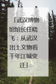 武汉博物馆馆长任晓飞：从武汉出土文物看千年江城变迁