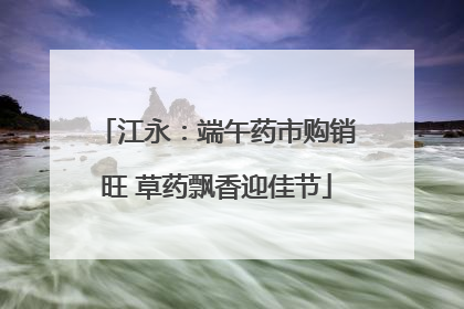 江永：端午药市购销旺 草药飘香迎佳节