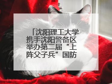 沈阳理工大学携手沈阳警备区举办第二届“上阵父子兵”国防教育亲子活动