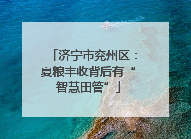 济宁市兖州区：夏粮丰收背后有“智慧田管”