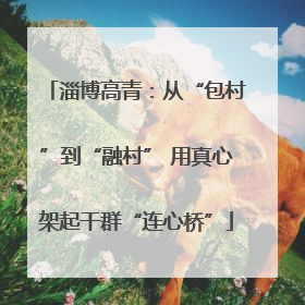 淄博高青：从“包村”到“融村” 用真心架起干群“连心桥”