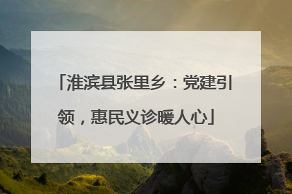 淮滨县张里乡：党建引领，惠民义诊暖人心