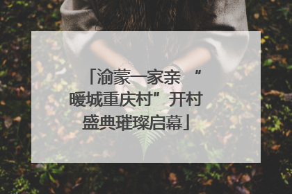 渝蒙一家亲 “暖城重庆村”开村盛典璀璨启幕