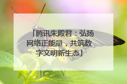 腾讯朱殿君：弘扬网络正能量，共筑数字文明新生态